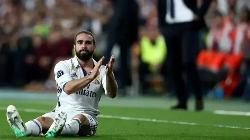 Infortunio di Dani Carvajal: duro colpo per il Real Madrid prima della sfida contro il Barcellona